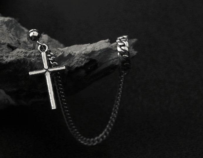 Cross ear cuff - MOWTE