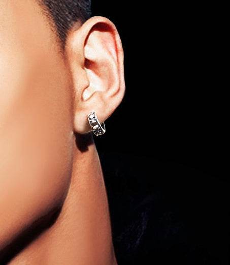 Men's fashion skull ear stud - MOWTE