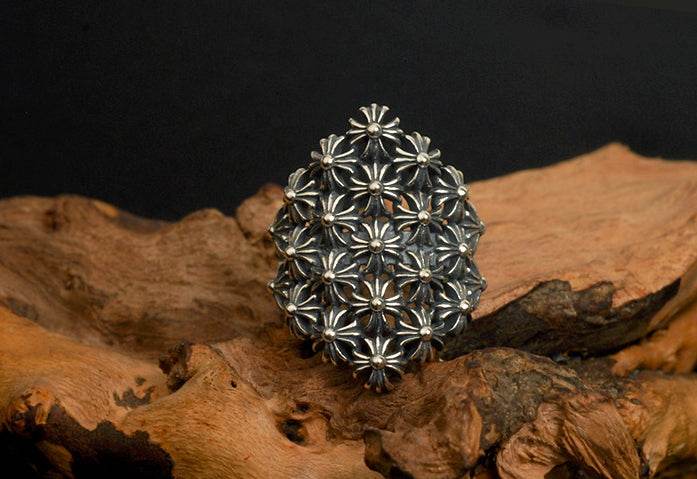 Men's vinatge sterling silver ring - MOWTE