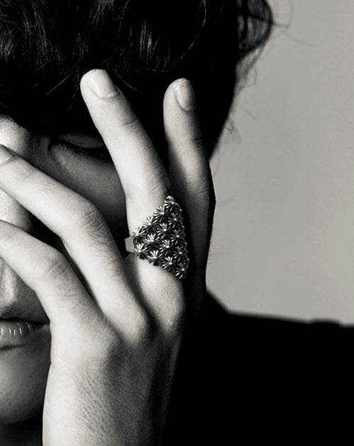 Men's vinatge sterling silver ring - MOWTE