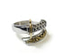 Men's unique dragon sword sterling silver ring - MOWTE