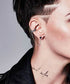 Men's fashion tassel ear clip ear cuff stud - MOWTE