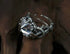 Men's vintage thorns diamond sterling silver ring - MOWTE