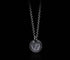 Men's sterling silver coin pendant & necklace - MOWTE