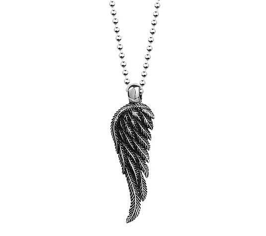 Men's fashion titanium steel wings never fade necklace - MOWTE