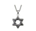 Men's fashion titanium steel hexagram never fade sweater necklace - MOWTE