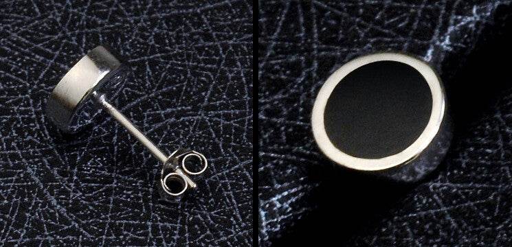 Black Stone Earrings - MOWTE